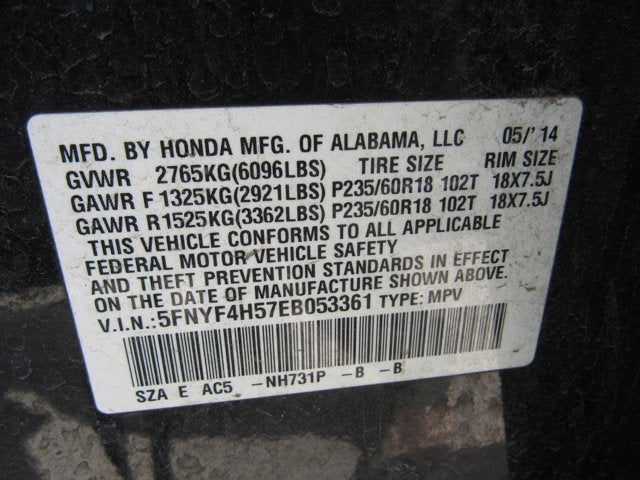 2014 Honda Pilot EX-L