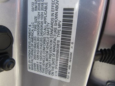 2022 Honda Pilot Elite
