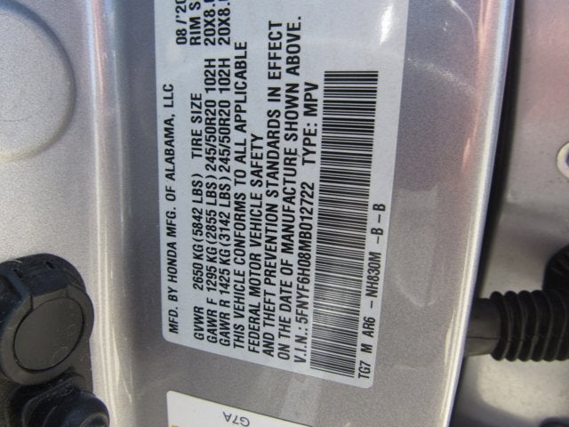 2021 Honda Pilot Elite