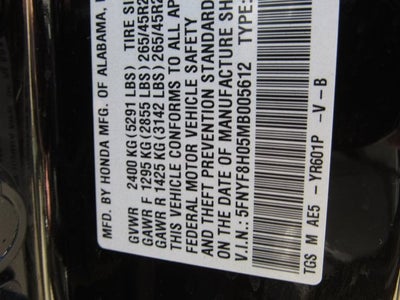 2021 Honda Passport Elite