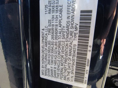 2026 Honda Passport RTL Towing