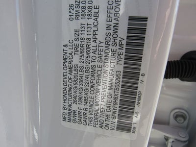 2026 Honda Passport Black Edition