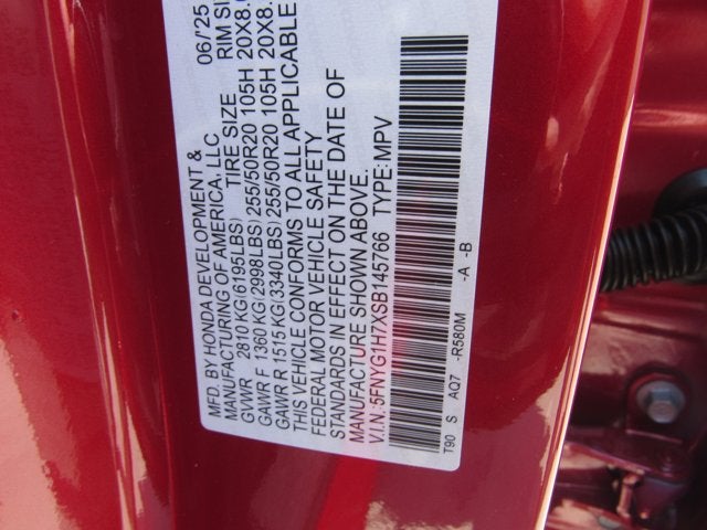 2025 Honda Pilot Touring+