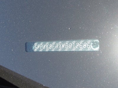 2019 Honda Ridgeline RTL-E