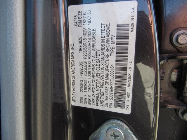 2016 Acura RDX Advance Pkg