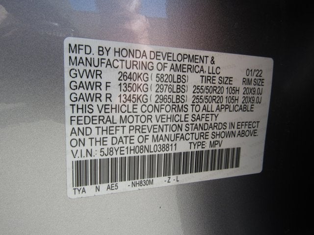 2022 Acura MDX w/A-Spec Package