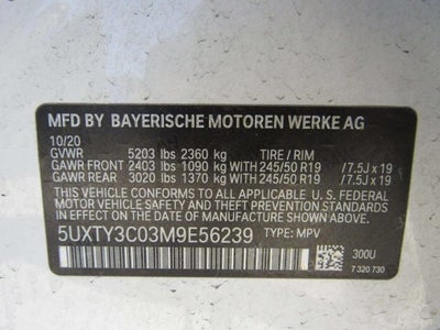 2021 BMW X3 sDrive30i