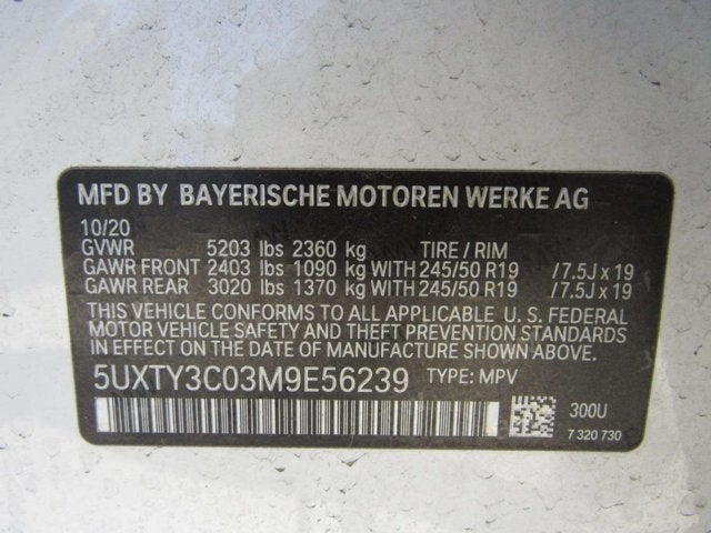 2021 BMW X3 sDrive30i