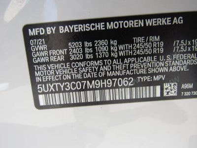 2021 BMW X3 sDrive30i