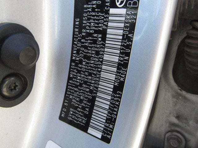 2016 Toyota Corolla S