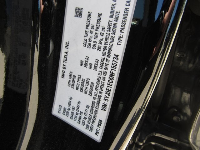 2022 Tesla Model 3 Performance