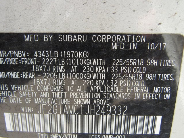 2018 Subaru Crosstrek Limited