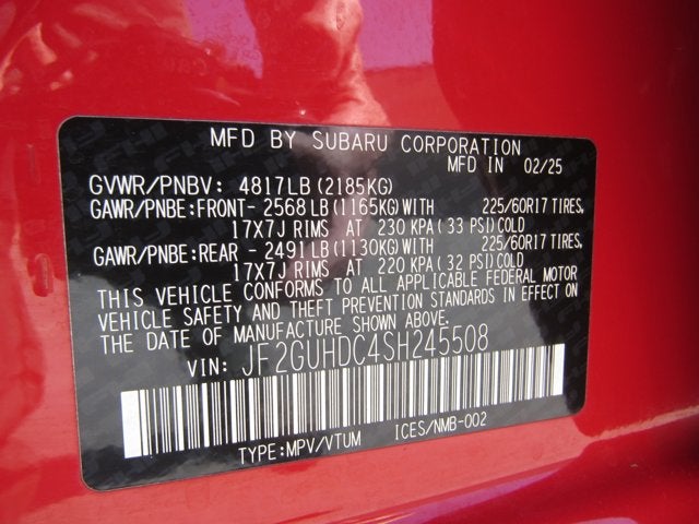 2025 Subaru Crosstrek Premium