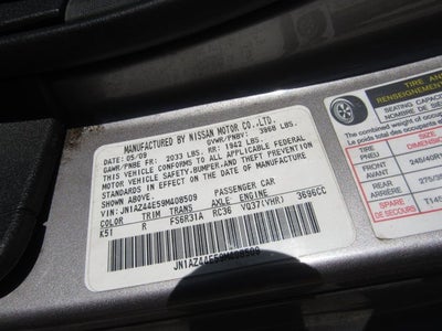 2009 Nissan 370Z Touring