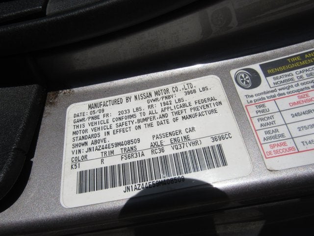 2009 Nissan 370Z Touring