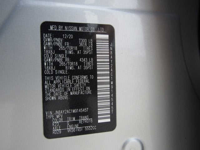 2021 Nissan Armada SV