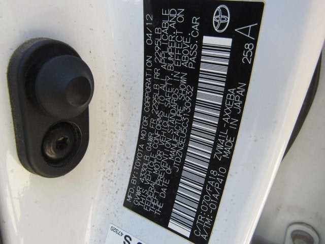2012 Toyota Prius v Two