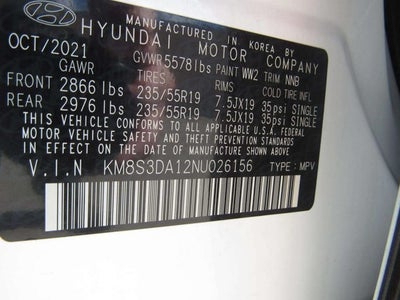 2022 Hyundai Santa Fe Hybrid SEL Premium