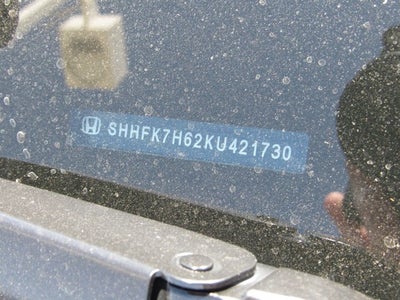 2019 Honda Civic Hatchback EX