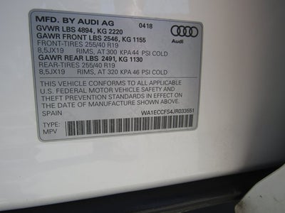 2018 Audi Q3 2.0T Premium