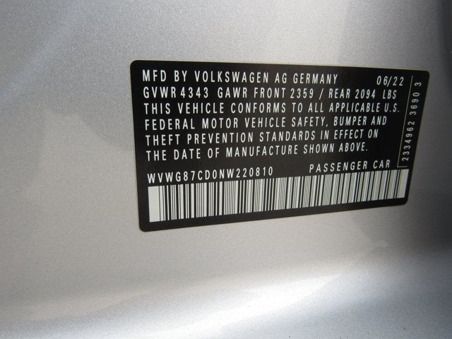 2022 Volkswagen Golf GTI S