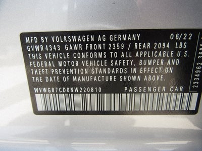 2022 Volkswagen Golf GTI S