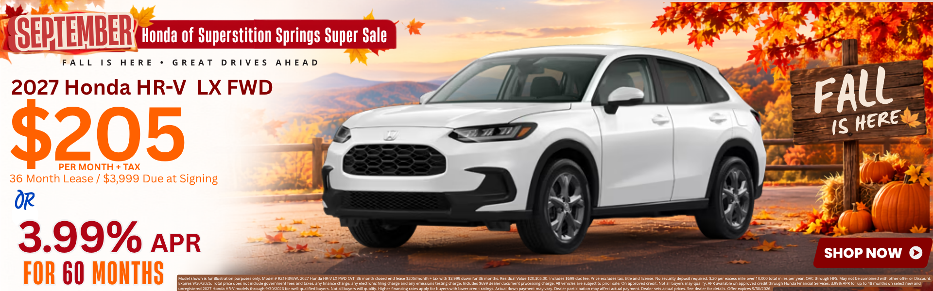 Best Honda HR-V Lease Deals and Sale Prices In Phoenix AZ