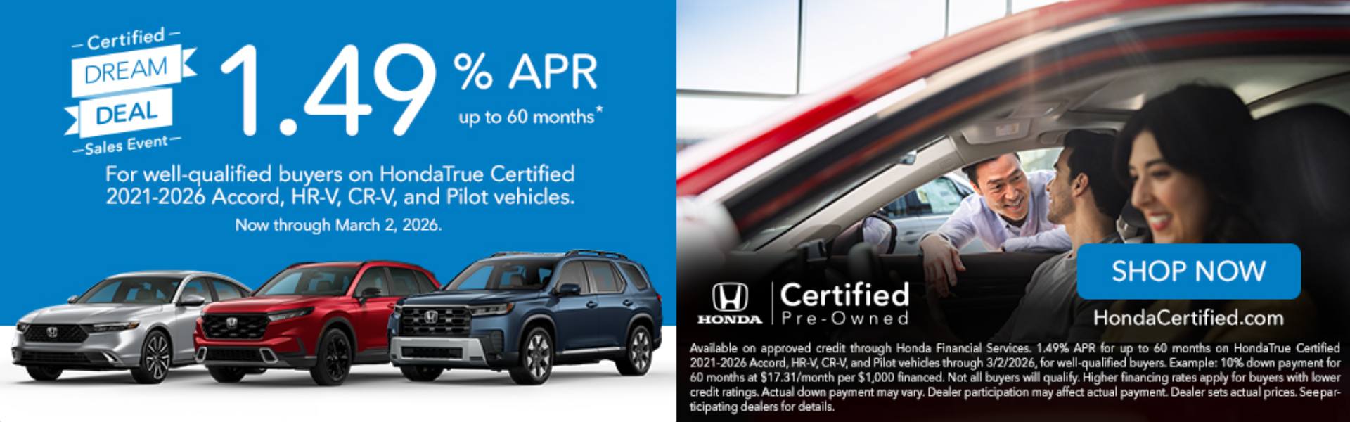 Best CPO Honda Deals in Phoenix