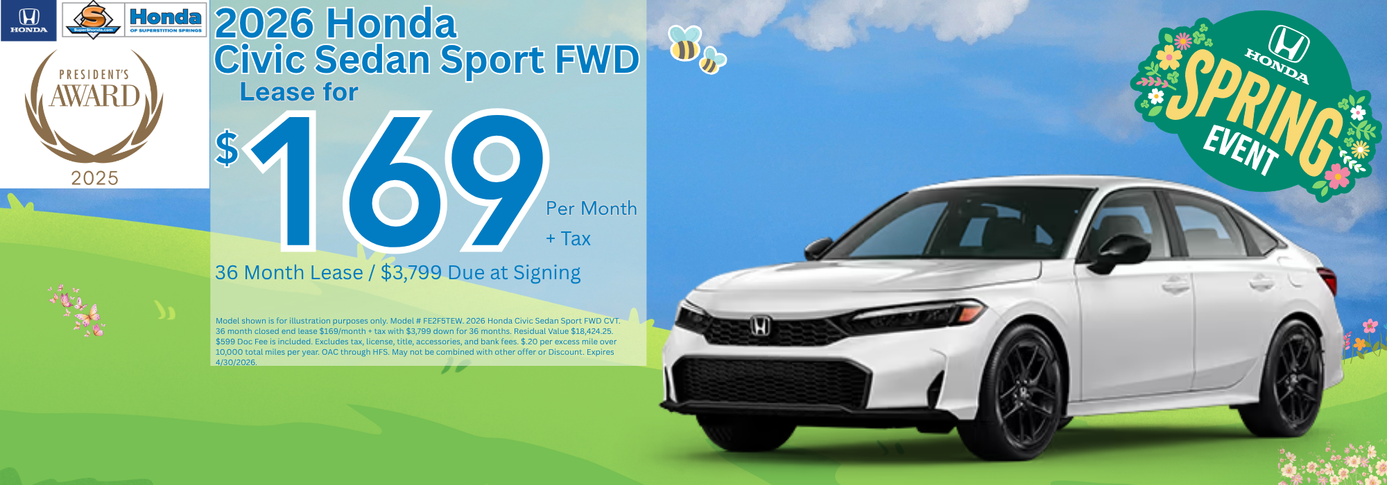 Best Honda Lease Deals in Phoenix Arizona