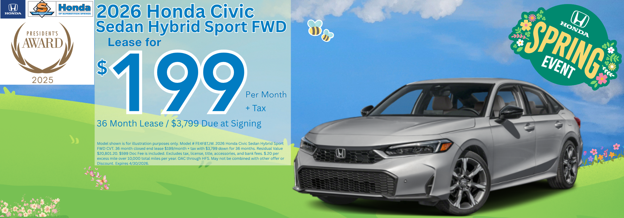 Best Honda Lease Deals in Phoenix Arizona