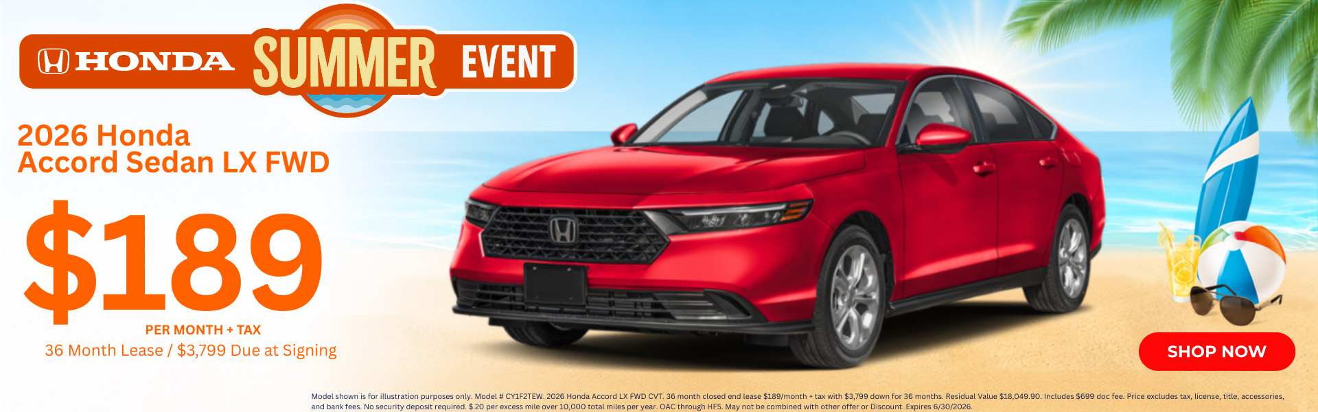 Honda Lease Deals and Sale Prices In Phoenix AZ